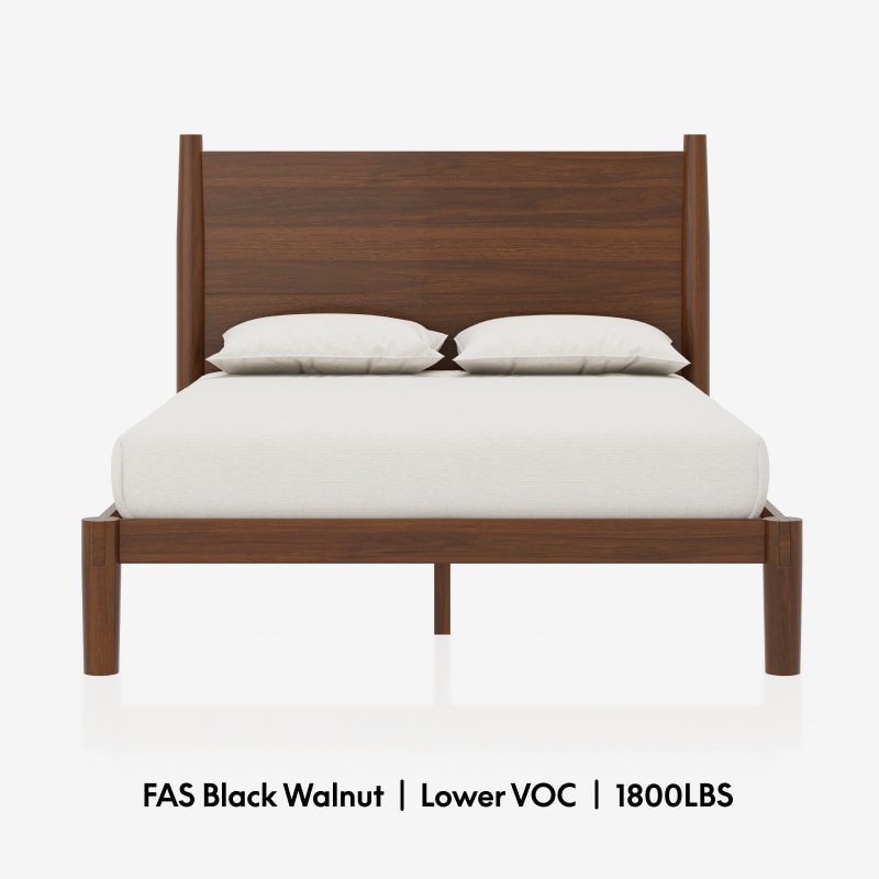 FlexiSpot Kana Retro Japanese Joinery Bed | Mid-Century Modern Style